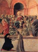 Fra Filippo Lippi, Madonna and Child with Angels,Saints and Donor